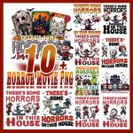 there's some horrors in this house png bundle,horror halloween png,horror characters png